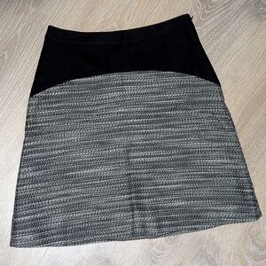 Kenneth Cole New York Two-Tone Pencil Skirt Mod Revival Dark Academia